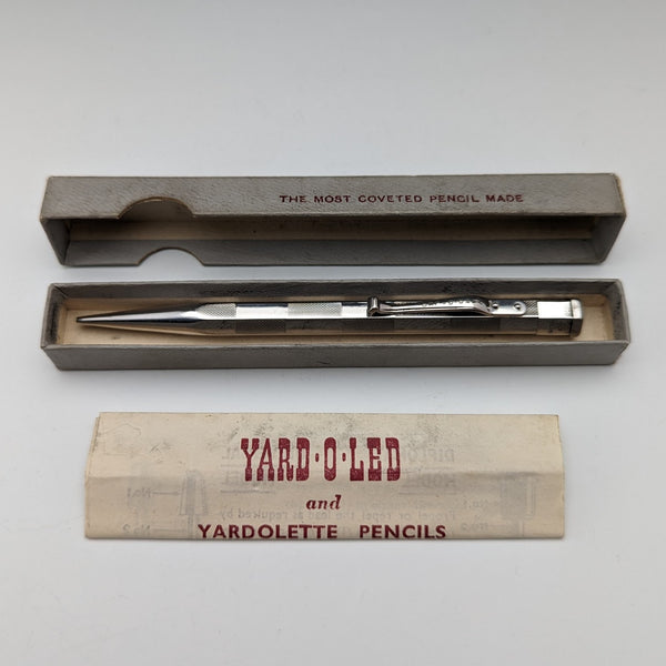 英國復古 Yard O' Red 鍍銠六角驅動鉛筆紙盒裝